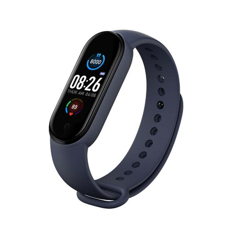 M5 Bluetooth 5.0 Smart Horloge Polsbandje Gezondheid Hartslagmeter Smartband Monitor Gezondheid Polsbandjes Voor Adriod Ios TSLM1