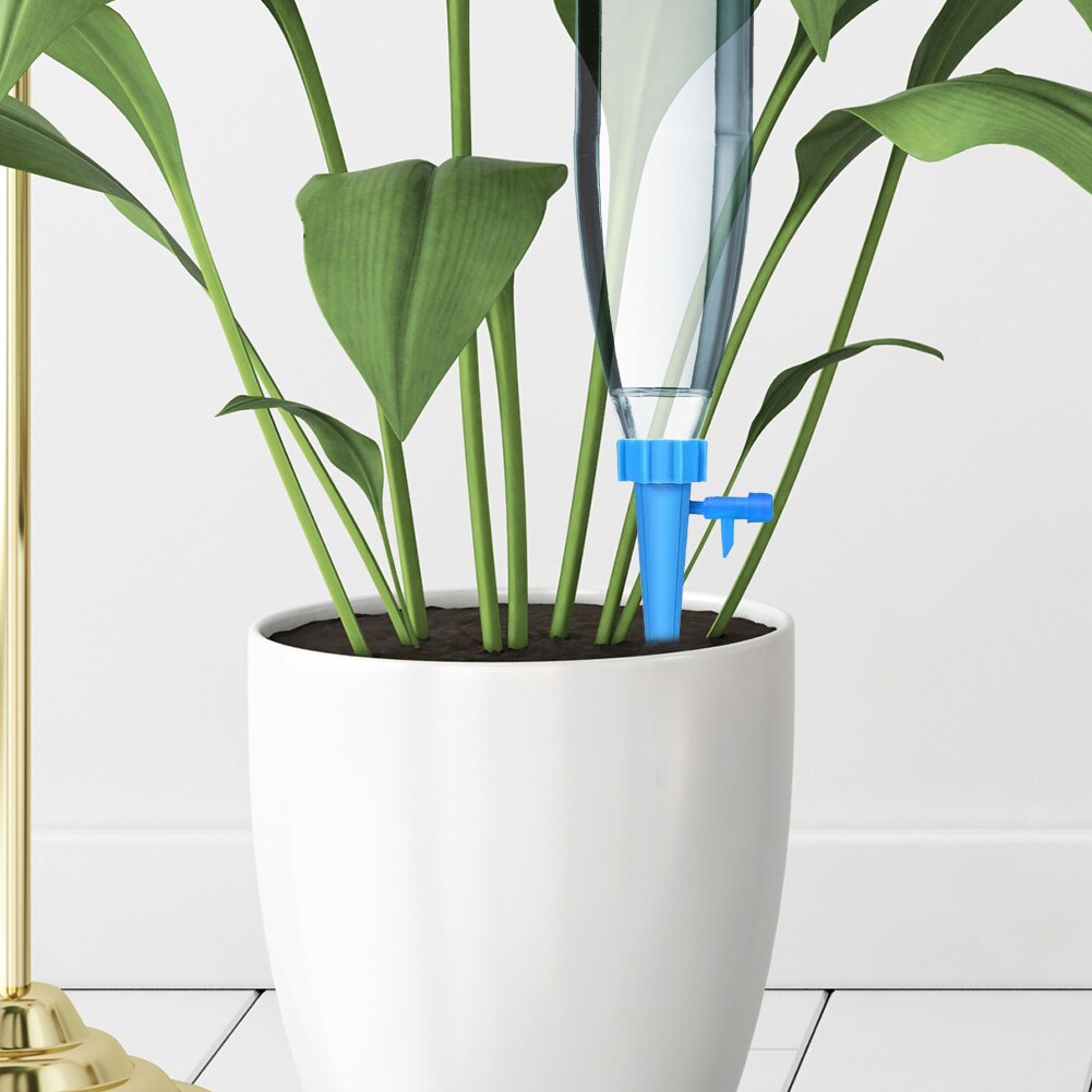 12pcs Bottle Dripper Drip Irrigation System Automatic Waterer Spike for Flower Plants Greenhouse Watering Device Garden Supplies