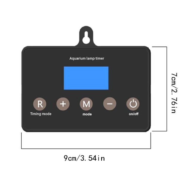 Smart Aquarium Dimmer LED Licht Controller Aquarium Lampe Digital LCD Timer Y5GA