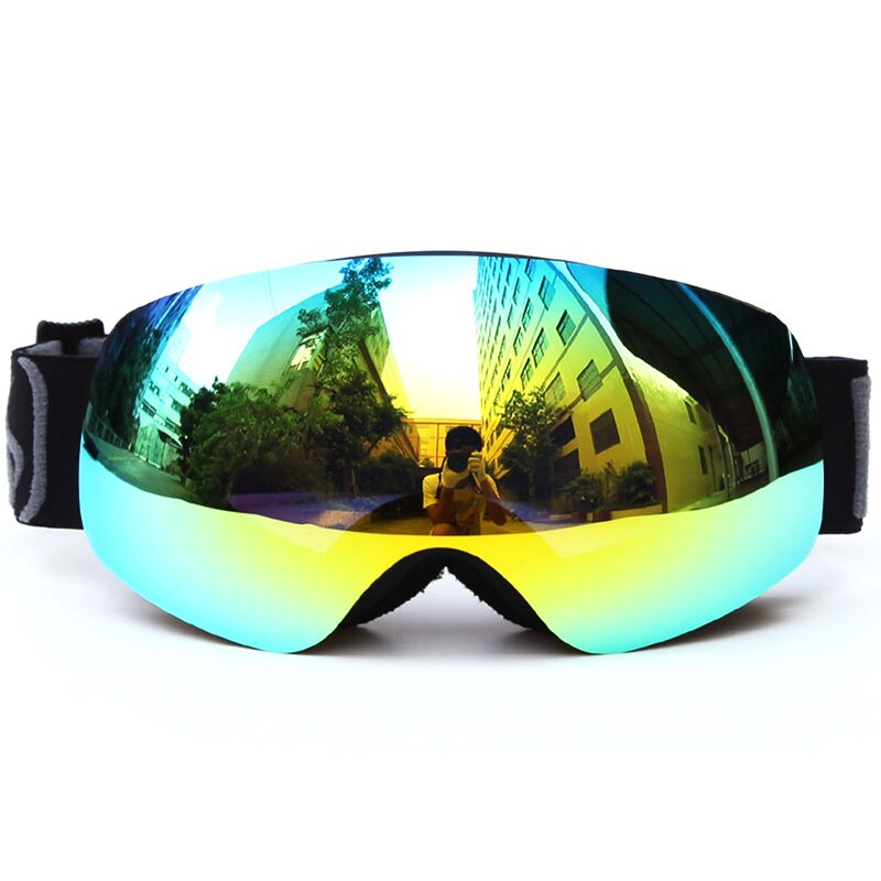 Gafas de esquí profesionales para niños y niñas, lentes de esquí para niños, doble UV400, antiniebla, máscara de Snowboard, 4-15 años