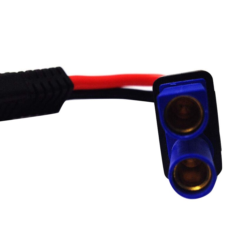Adapterkabel sae stekkerkabel naar  ec5 vrouwelijke stroomkabel batterij zonnekabel met zwart