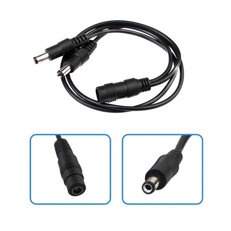 DC Power Splitter Adapter Connector Kabel, DC Female Naar 2 4 8 Mannelijke plug Voor CCTV Camera LED Strip Licht