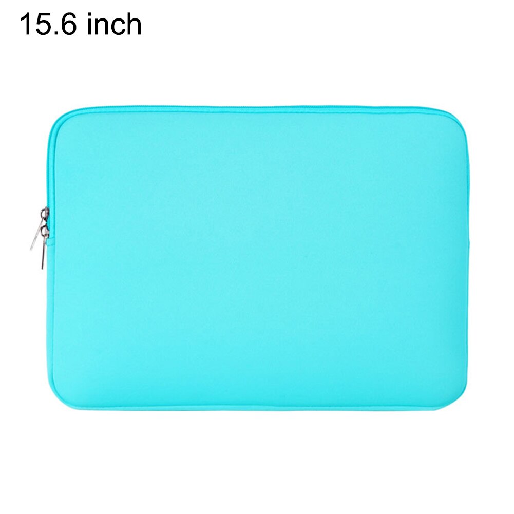 Laptop Beschermhoes Case Rits Nylon Computer Tassen Nylon Draagbare Tas Voor 15.6 Inches Slijtvaste Laptop Tas: Blauw