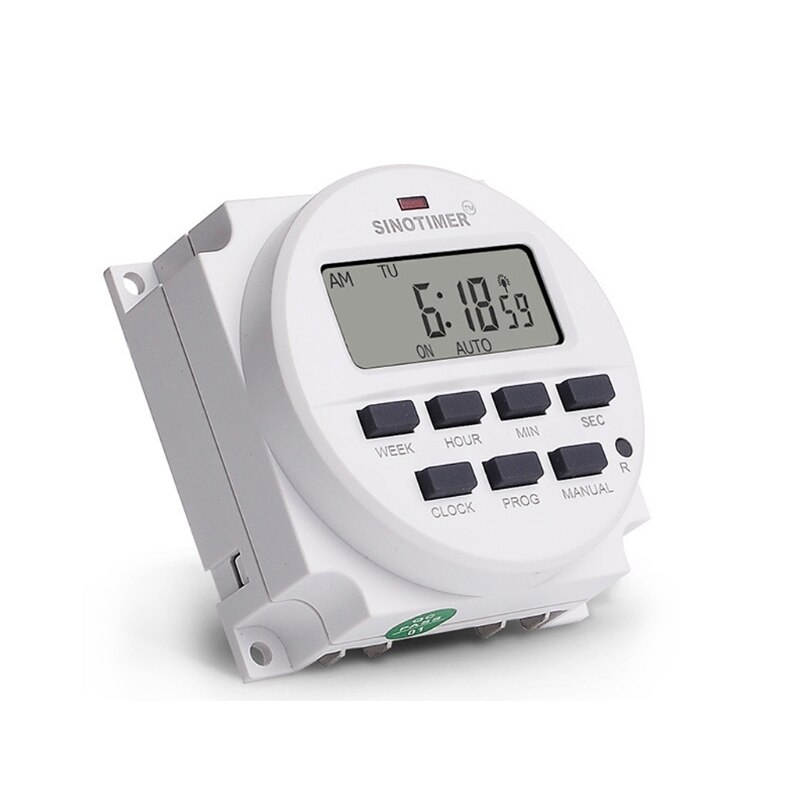 Digital Timer Switch 7 Days Weekly Programmable Time Relay Control Programmer Timer Switch