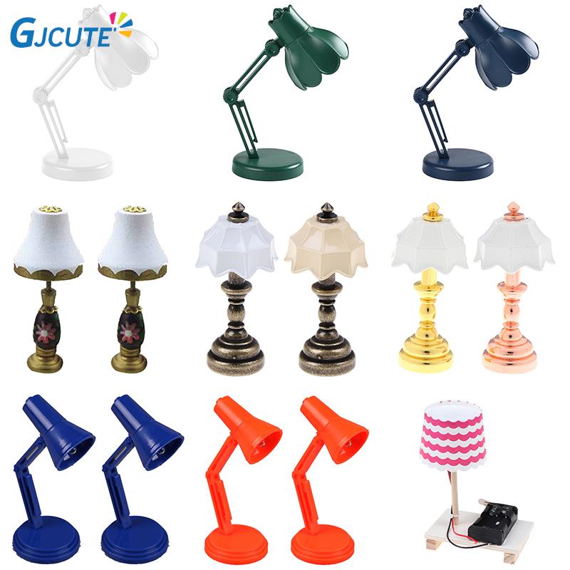 1 Pc Maßstab 1:12 Mini Puppenhaus Miniatur Decke Lampe LED Licht Puppenhaus Möbel Beleuchtung Spielzeug