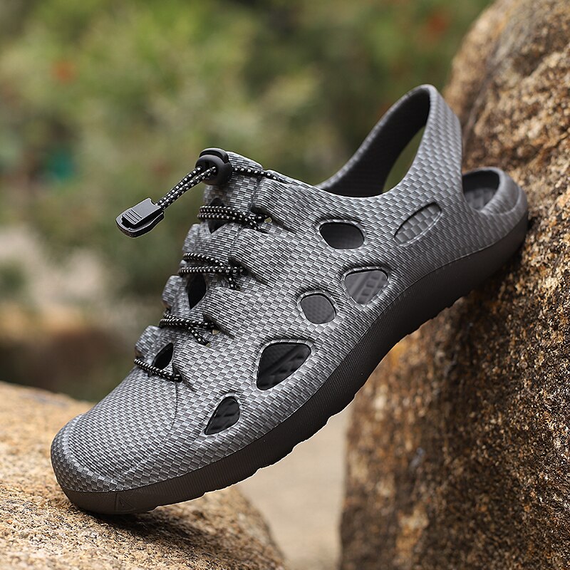 Sandali estivi uomo sandali Casual leggeri di alta qualità scarpe da ospedale con memoria morbida uomo Slip On Beach pantofole da acqua Zapatos Hombre