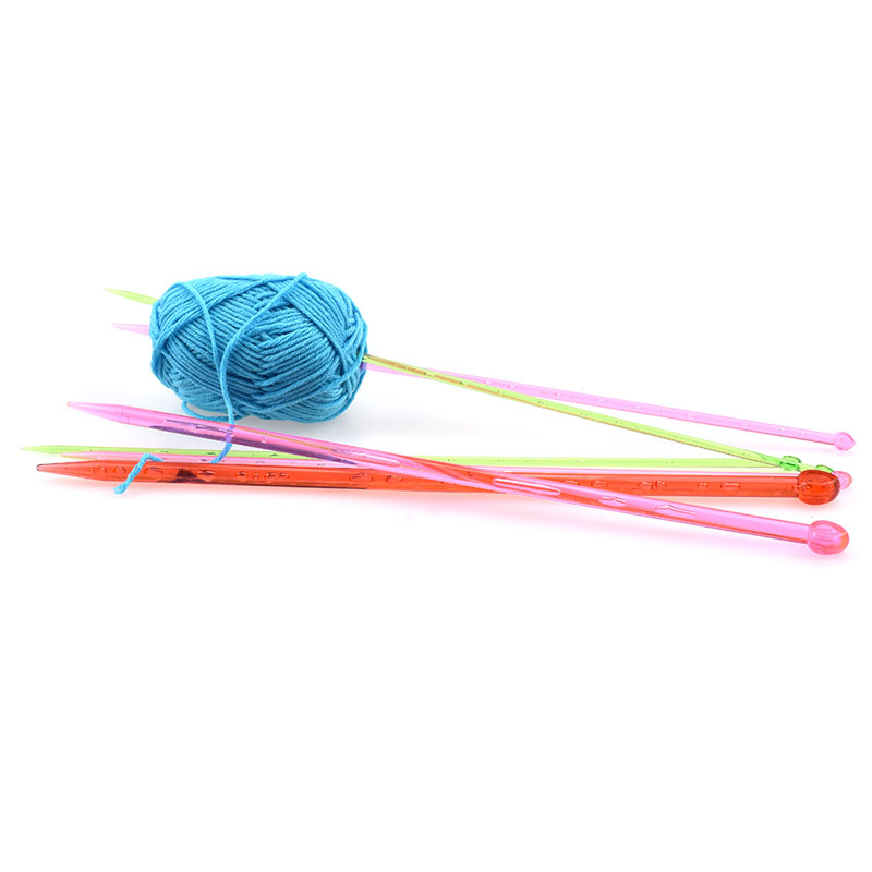 14 stks/set Breinaalden Set Crystal Veelkleurige Breien Naald Tool Voor Breien En Haken DIY Weave Naaien Accessoires