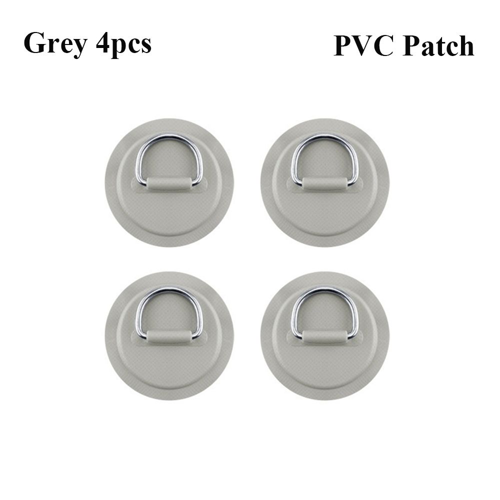 Accessories Surfboard Dinghy Boat Stainless Steel Round Ring Pad Deck Rigging Sup PVC Patch D Ring Elastic Bungee Rope