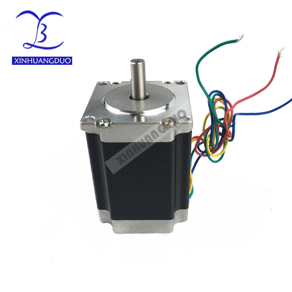 Nema 23 Stappenmotor 57 Motor 1.9Nm 3A 76mm Nema23 Stap Motor 4-lead voor CNC Freesmachine 3D Printer 8430 8mm as