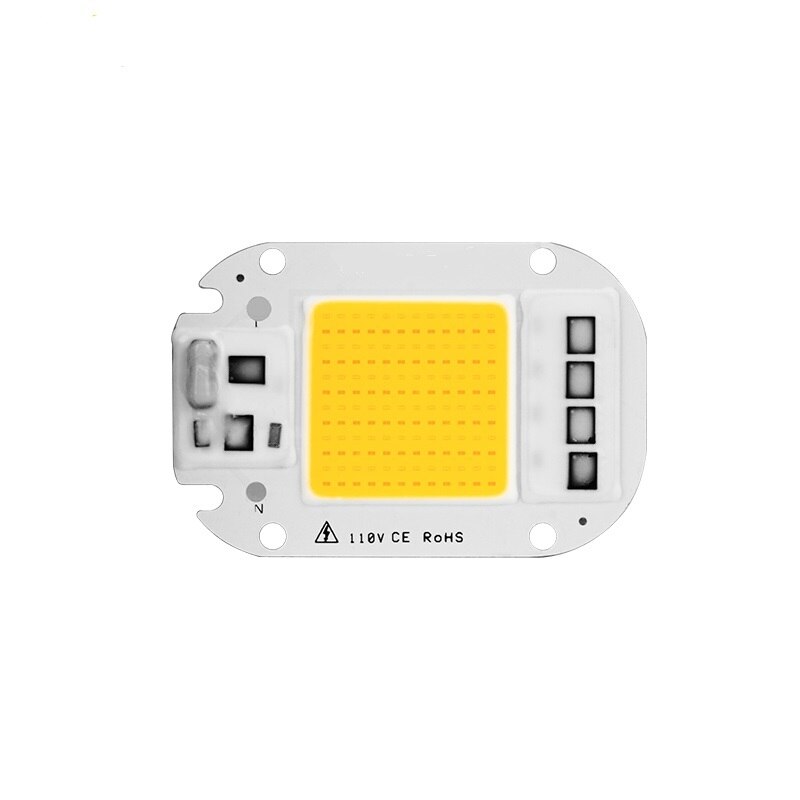 10pcs Hydroponice AC110V 220V 20W 30W 50W COB LED Grow Light Chip Volledige Spectrum Dag warm Wit Voor Indoor Plant Zaailing Groei