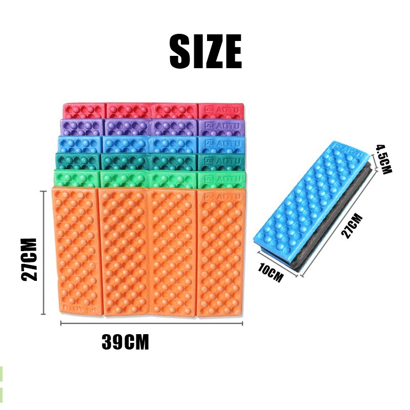 Folding Picnic Camping Mat Foam Mat Portable Beach Picnic Blanket Waterproof Outdoor Cushions Hiking Activities Equipment