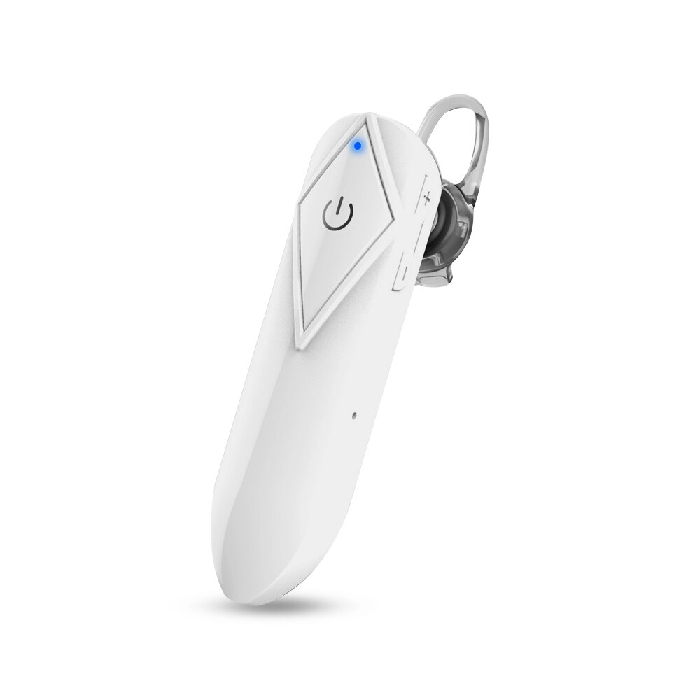 Kebidu Handsfree Bluetooth Oortelefoon Met Microfoon Draadloze Koptelefoon Hoofdtelefoon Sport Waterdichte Draadloze Hoofdtelefoon Bluetooth 4.2: White-2