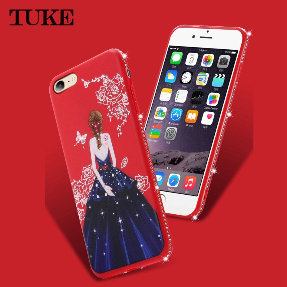 Voor IPhone SE Case Voor IPhone 5 5S Case Luxe Schoonheid Meisje Strass Ultra Dunne Siliconen Beschermhoes Case Voor IPhone 5 SE 5 s