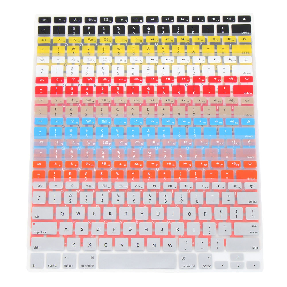 1 Pc Siliconen Toetsenbord Cover Voor Apple Macbook Pro Air 13 "15" 17 " Of Ouder) toetsenbord Protector Film Laptop Accessoires