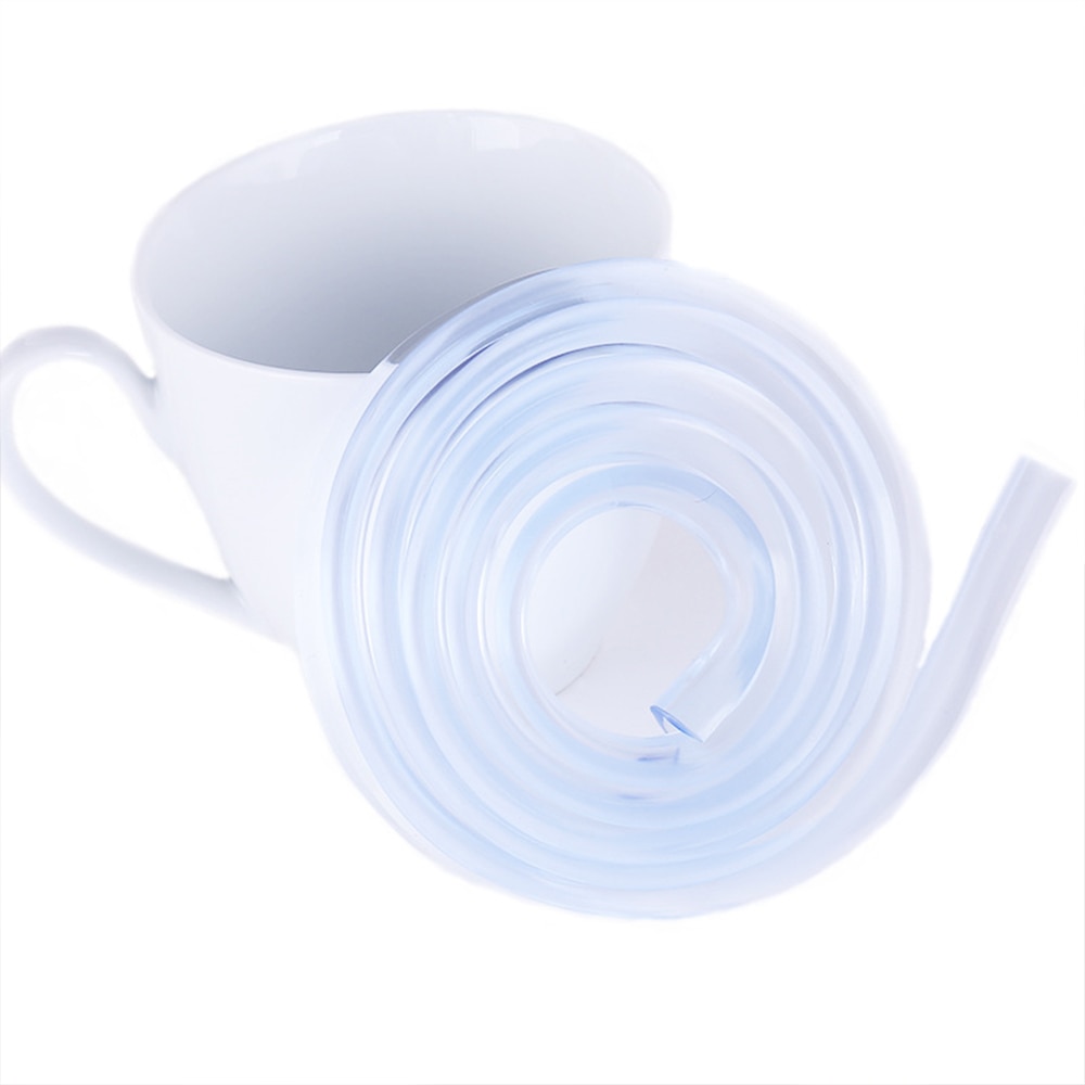 Baby Baby Veiligheid Hoek Bescherming Strip Guards 1M Transparant Tafel Rand Meubels Hoekbeschermers Soft Pvc Bumper