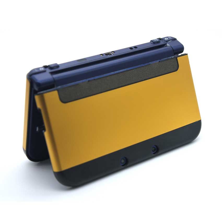 YuXi-funda Carcasa protectora de aluminio duro para Nintendo 3DS XL / LL: Oro