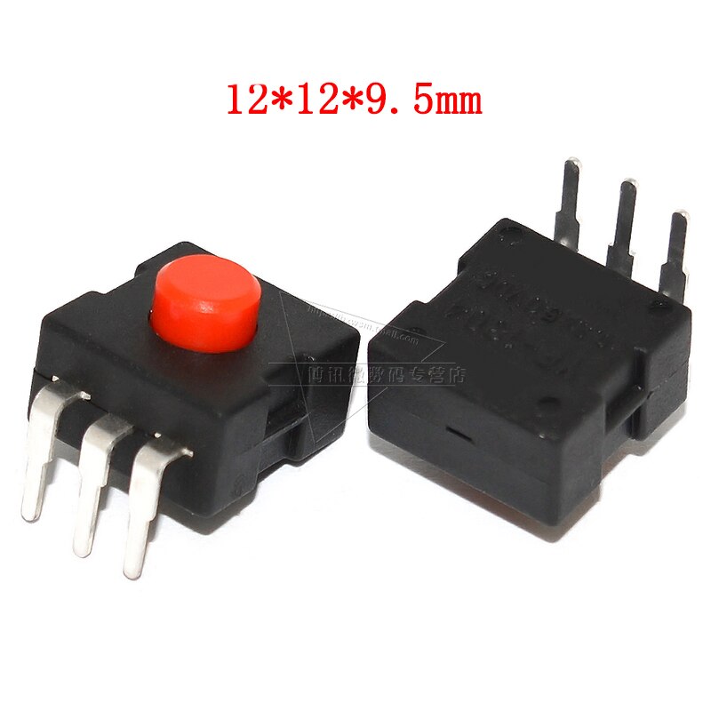 5pcs Switch Push Button Click clicky on off switch 1212 for LED Flashlight torch headlamp Lantern light DIY parts accessories: Purple