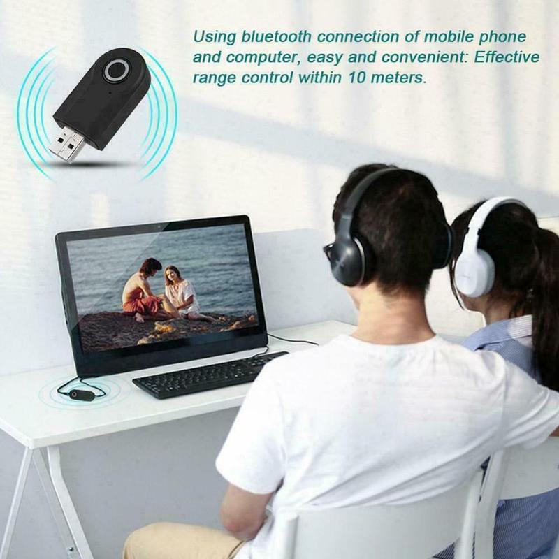 Bluetooth Zender 3.5MM Jack Audio Adapter Draadloze Bluetooth 4.0 Stereo Audio Transmitter Adapter voor Hoofdtelefoon TV