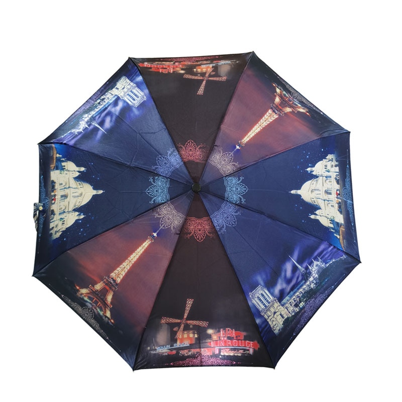 Automatische Vrouwen Paraplu Regen Vrouwen Opvouwbare Paraplu Met Print Waterdichte Kleurrijke Paraguas Sterke Frame Winddicht Licht Зонт