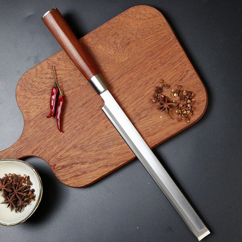 Japanese sushi knife high carbon stainless steel salmon knife 9 inch super long slice razor sharp chef sashimi knife