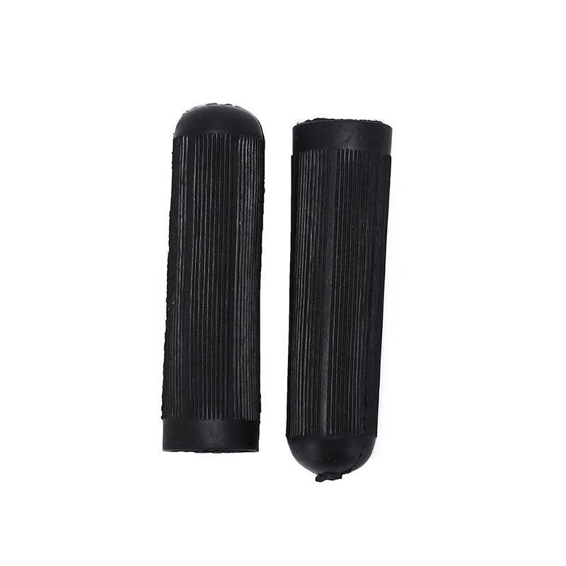 2Pcs Black Fiets Handvatten Fixie Fixed Gear Bike Rubber Fietsen Sport Outdoor Camping Accessoires