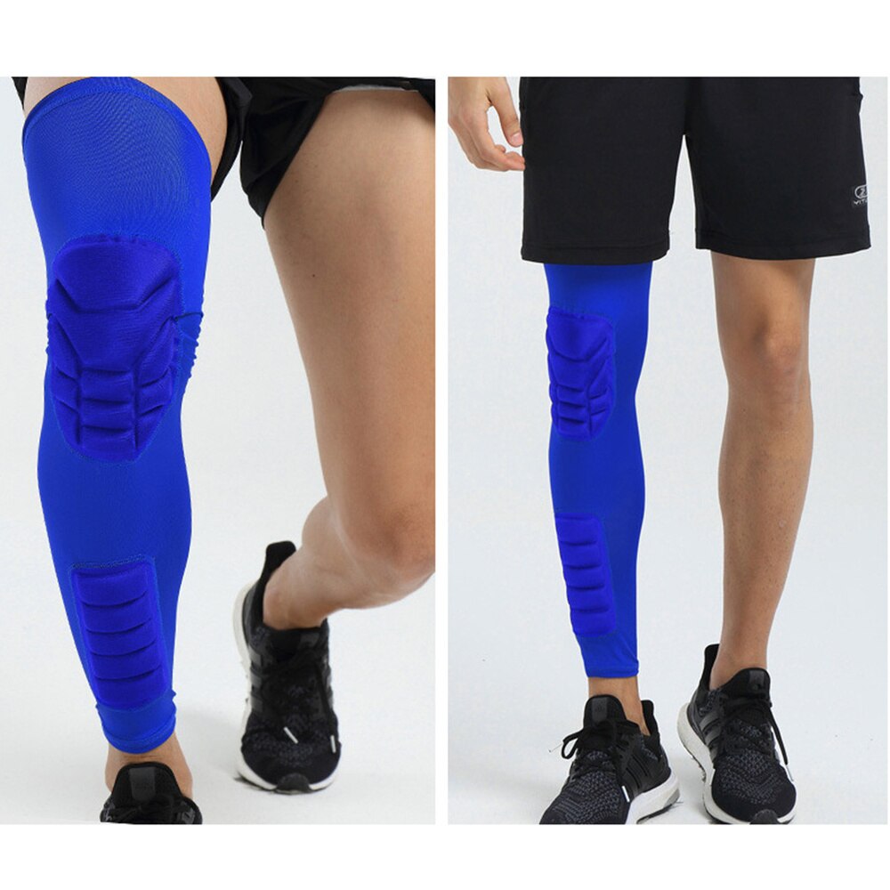 Enkele Crashproof Absorberende Knie Ondersteuning Lange Mouw Knieën Pads Volwassenen Sport Been Protector Brace Voor Basketbal Voetbal Wandelen