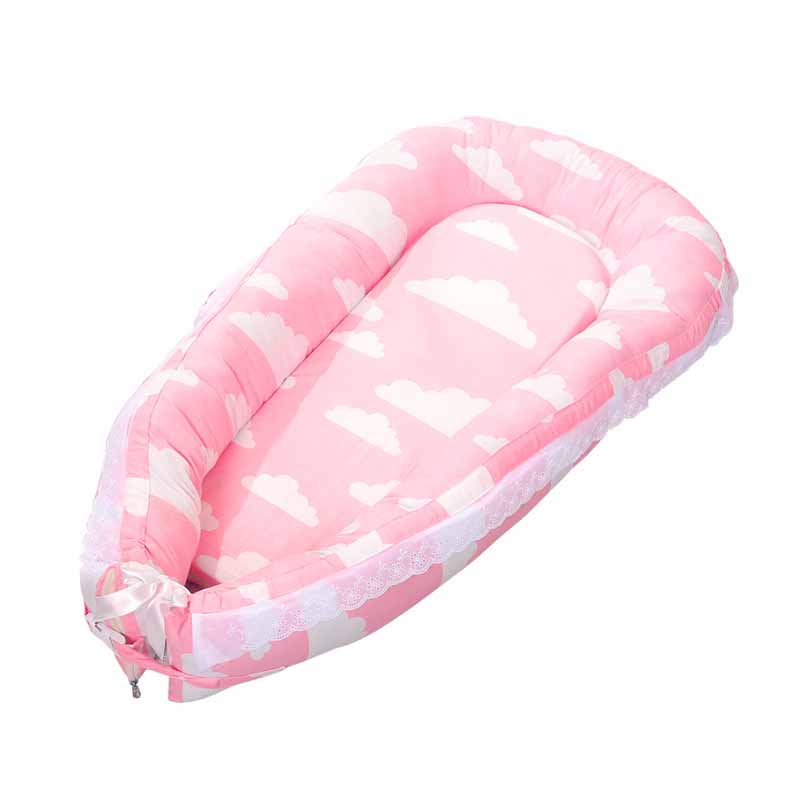 Lit de bébé bionique Portable en coton, berceau amovible et lavable, pour -né, nid de couchage, lit de couchage de 0 à 36 mois