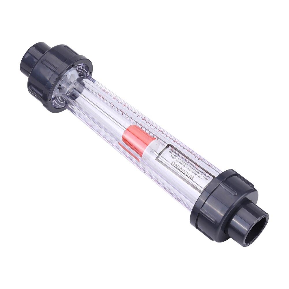 Medidor de flujo de LZS-15 60-600L/H, tubo de plástico, rotámetro de agua líquida, instrumentos de medición de flujo, tubo de prueba de agua DN15