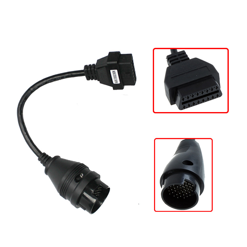 2023 de para Benz 38 pines a 16 pines a 14 pines OBD2 adaptador de diagnóstico OBD para Mercedes Cable conector de 38 pines