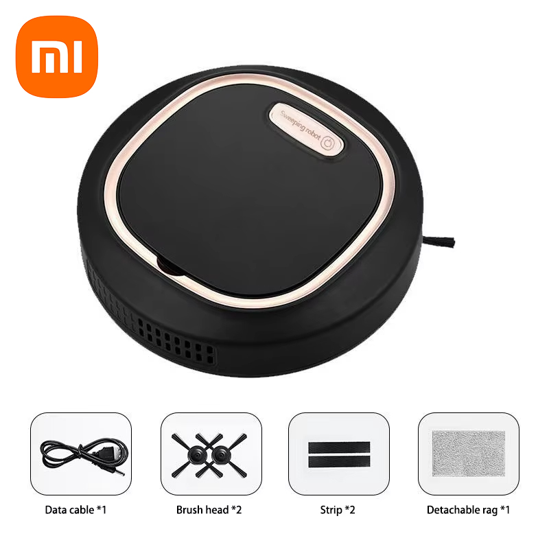 Xiaomi-Robot de Balayage existent Intelligent 3 en 1, Aspirateur Rechargeable par USB, pour Maison: noir