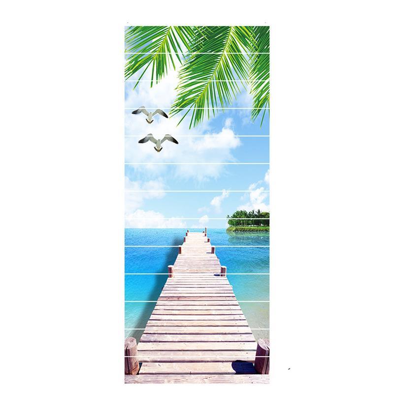 13pcs/set 3D Staircase Stair Riser Floor Sticker Stair Sticker Waterproof Self-adhesive PVC Staircase Sticker For Stairway Decor: I