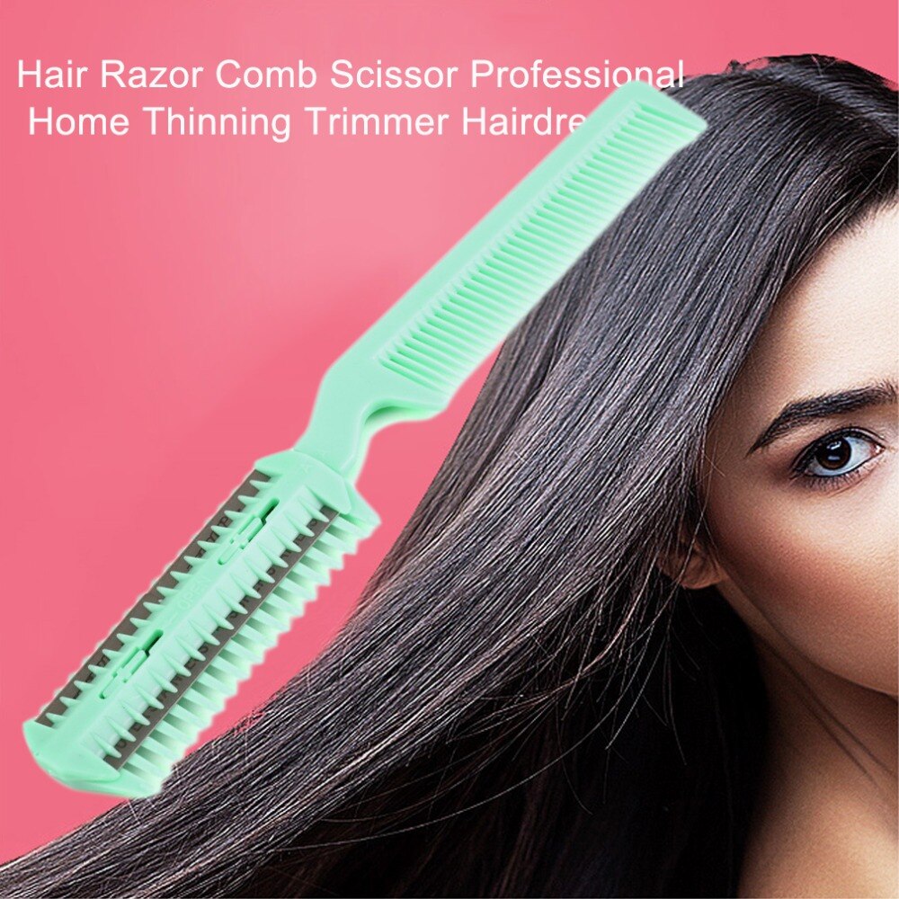1 pc Multi-Functional Home DIY Hair Razor Comb Hairdressing for Shaping Layering and Trimming Hair
