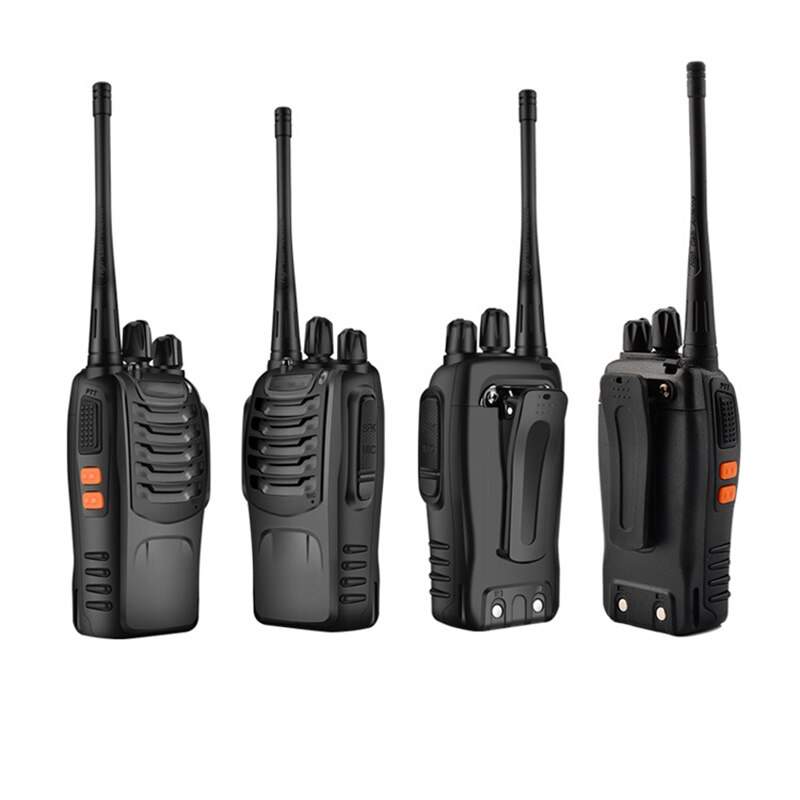 Profession Walkie Talkie 5W UHF Two-Way Radio Station Transceiver Two Way Radio Communicator USB Charging Walkie-Talkie