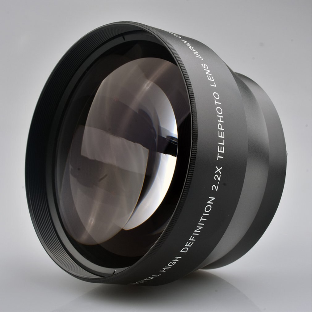 Téléobjectif universel, 67mm, 2,2 x, téléconvertisseur DSLR, accessoires de caméras, pièces de caméra