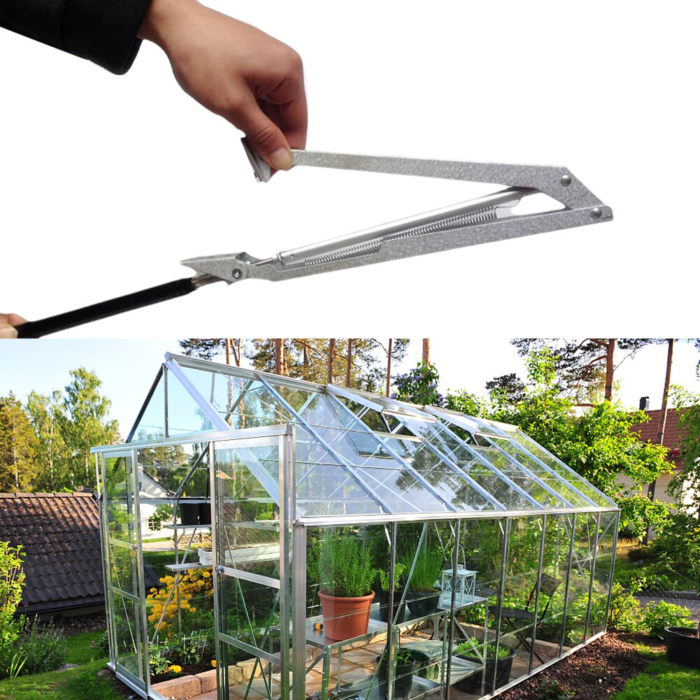 Greenhouse Supplies Indoor Garden Roof Vent Automatic Window Opener Temperature Control Solar Powered Blinds Heat Sensitive