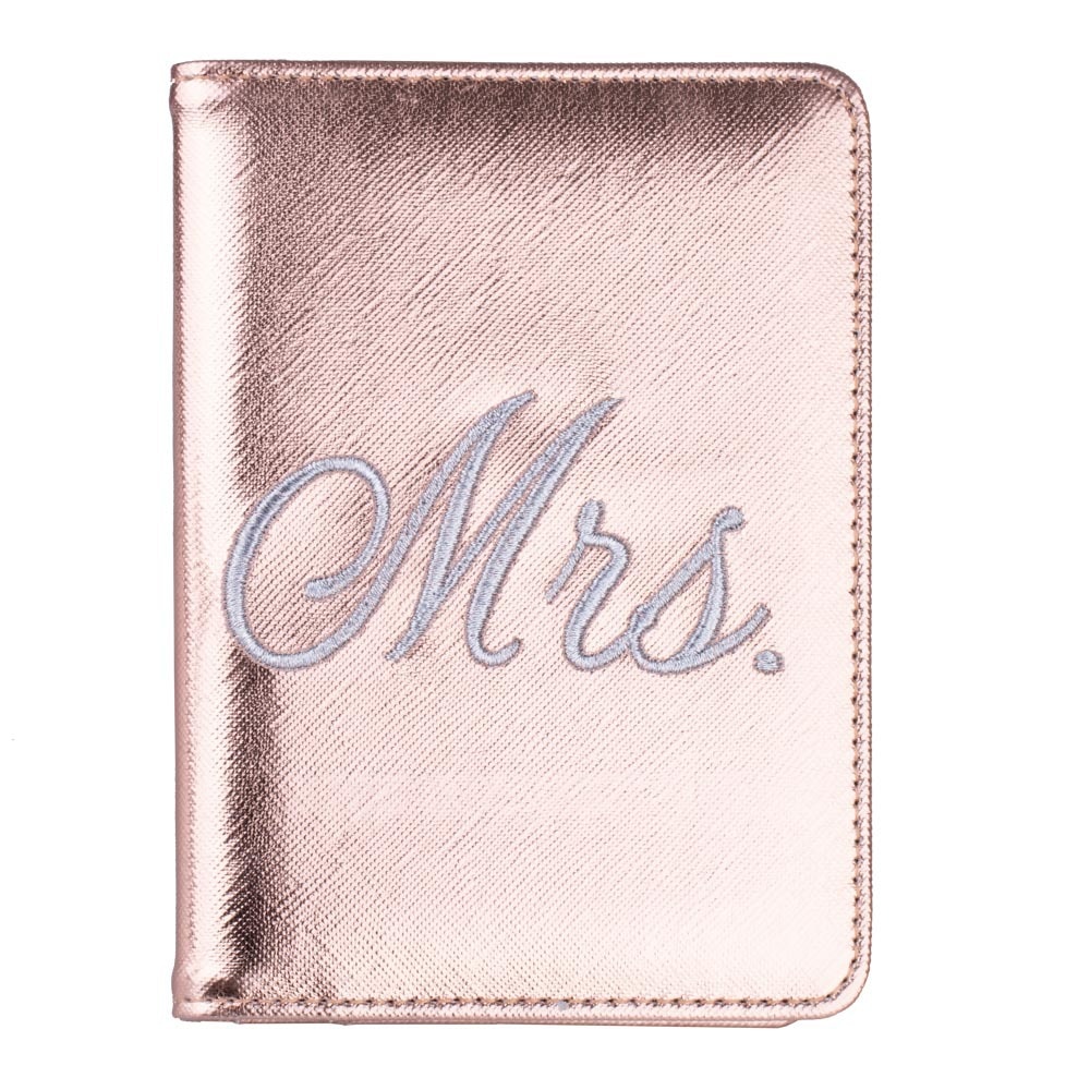 Elskere stil mr mrs rfid blokerende pas cover pung unisex læder kreditkortholder rejse pas beskyttelse etui