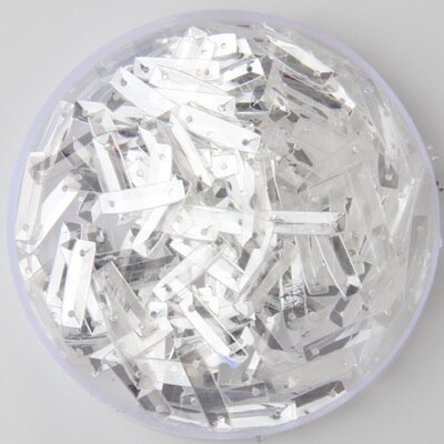2000 Stks/partij 3X14Mm Rechthoek Cup Losse Pailletten Voor Schoenen &amp; Cap &amp; Kleding Naaien Decoratie Materialen/bruiloft Beauty Accessoires