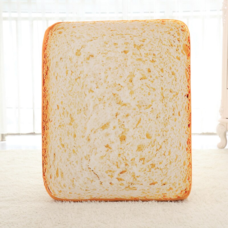 40 60cm kvadratisk vaskbar simulation toast brød pude sofa stol pude blød pude pude er meget behagelig og elastisk