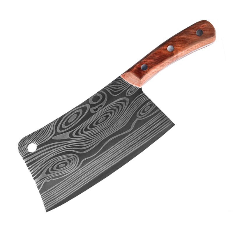 4CR13mov Stainless Steel Sell Meat Chopper Axe Chopping Big Bones Knife Manual Forging Kitchen Cooking Cut Meat Vegetable Tool: Default Title