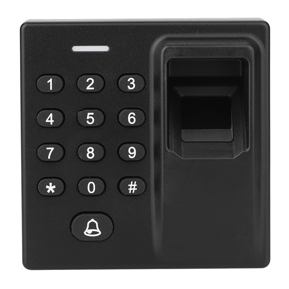 Biometric Fingerprint Recognization + RFID Card Reader Scanner + Password Backlight Keypad 125KHz Card Access Control Syetem