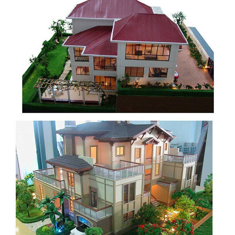 Train Model Trees Railway 10pcs Architectural Plastic Diorama Supplies