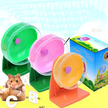 Hámster silencioso rueda de correr oso dorado deportes rueda soporte hámster juguete silencioso mascota caminadora súper rueda para correr silenciosa