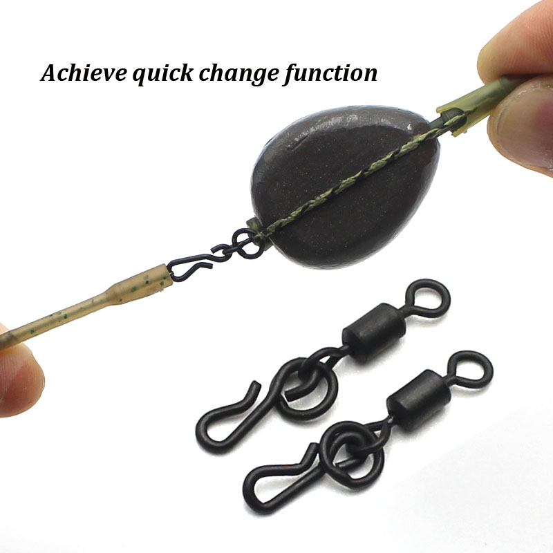 20 Stuks Karpervissen Quick Change Off In Line Swivel Voor Off Inline Rigs Accessoires Visgerei