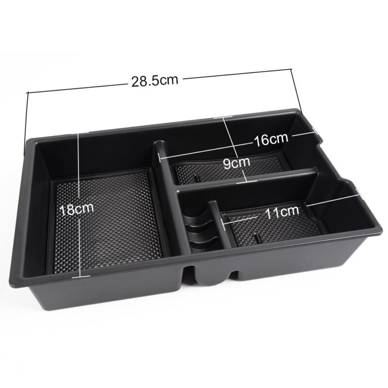 Center Console Organizer Armrest Storage Box Case For Dodge Ram 1500 ~