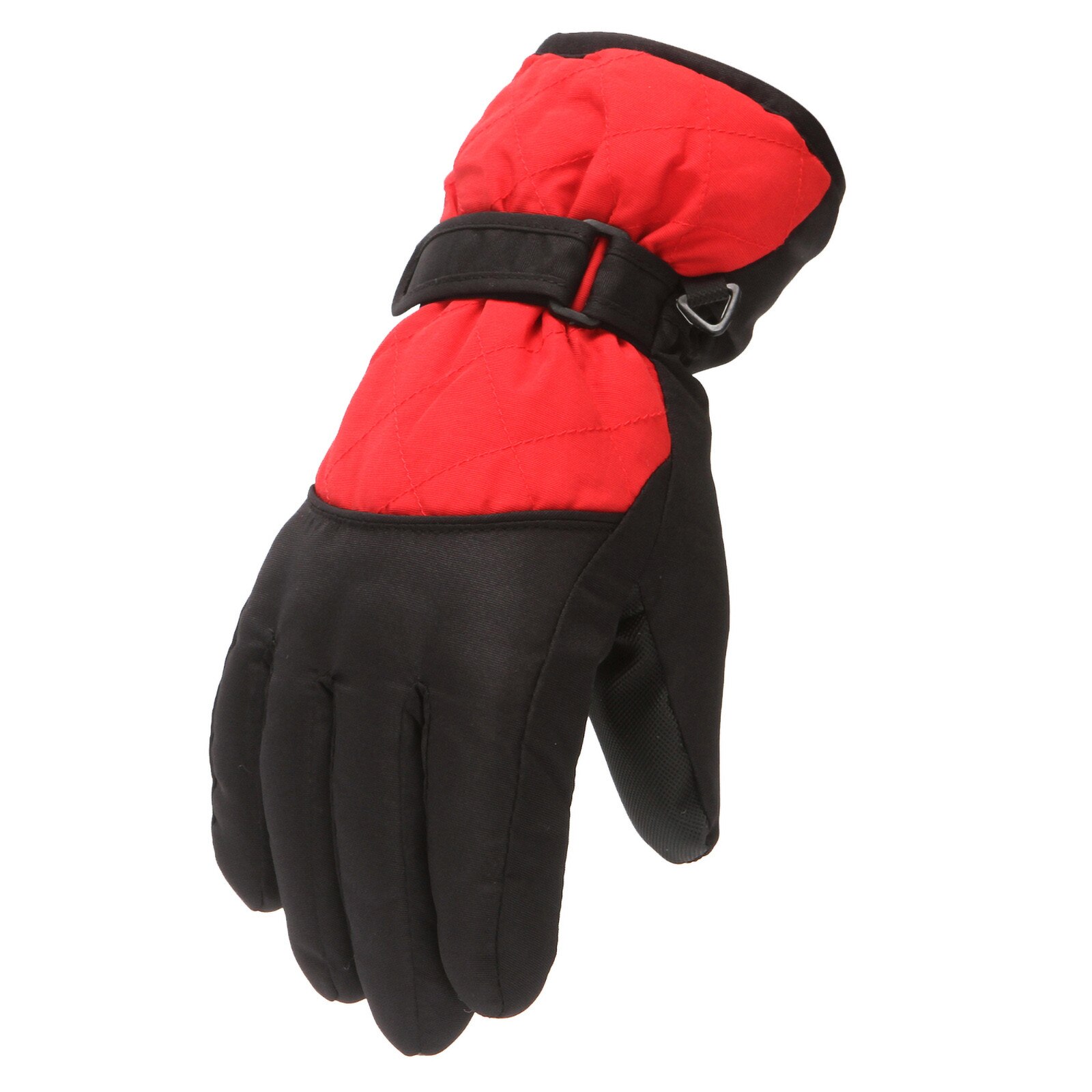 Girls Boys Waterproof Warm Gloves Winter Ski Gloves Snow Kids Windproof Skiing Snowboard Gloves Riding Gloves: Red 