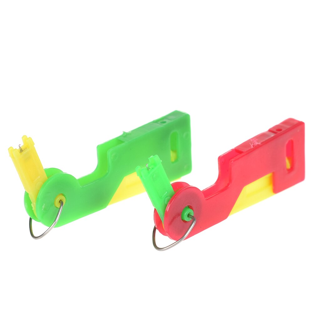 3Pcs Elderly Use Automatic Fine Sewing Needle Device Threader Thread Guide Tool