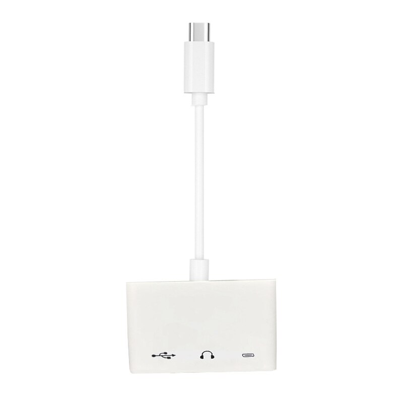 Adattatore Otg o femmina Usb C 3 in 1 da tipo C a 3.5Mm o lettore di schede Otg Usb e adattatore Splitter porta di ricarica Pd