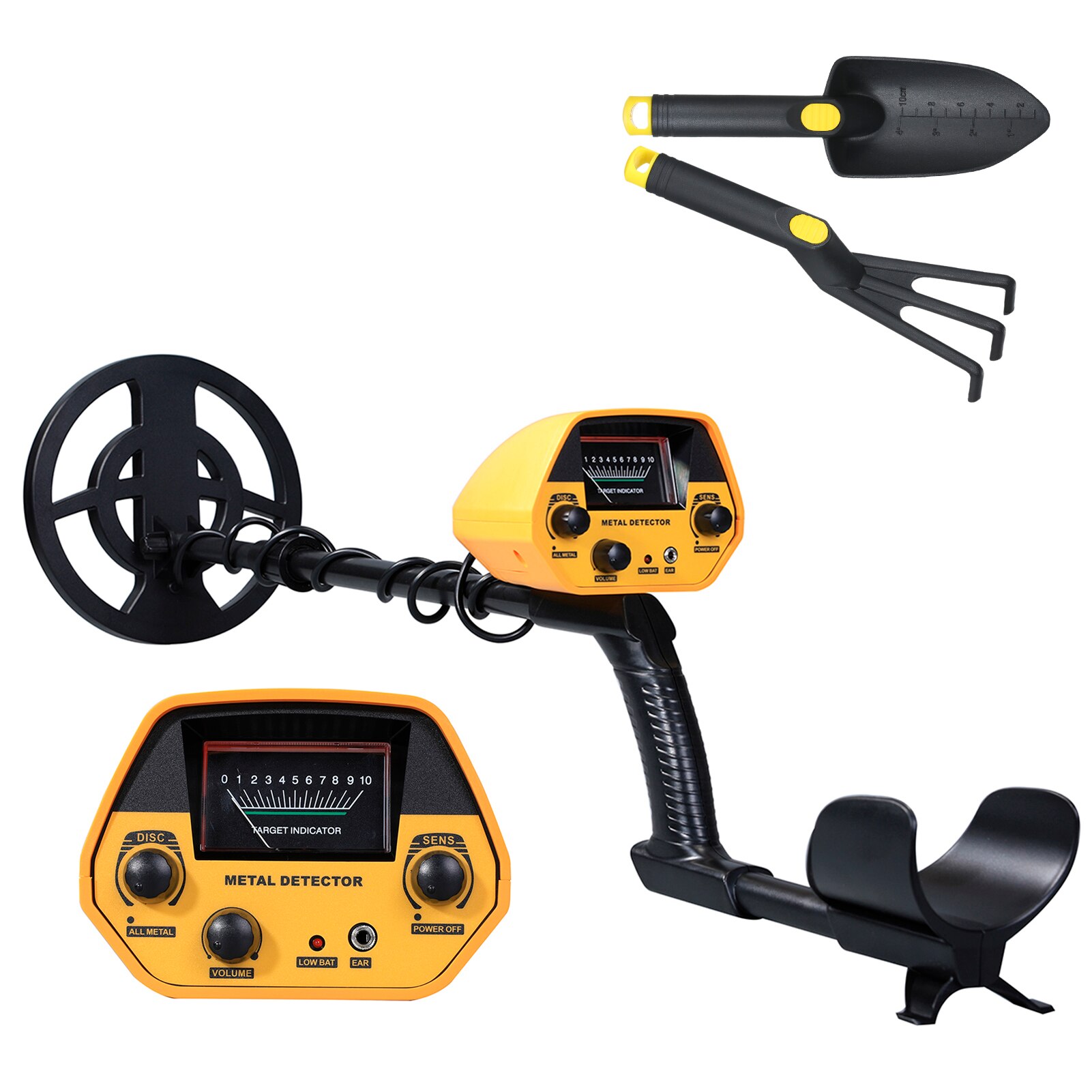 GTX5030 Metal Detector Pinpointer Metal Detectors with Headphone Shovel Rack Underground Depth Gold Detector: Type 3