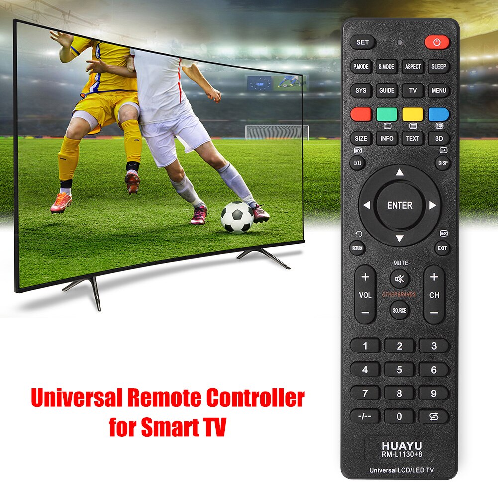 Control remoto Universal para Smart TV, reemplazo de Control remoto mágico para RM-L1130 + 8 RM-L1130 + 12 LED LCD, TV, mando en inglés