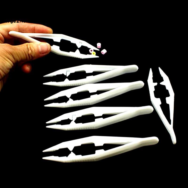 10Pcs/Set Tweezers For 5mm 2.6mm Hama Perler Beads Tool Kids Fuse Bead DIY Tool For Kids Children's Prayer Beads
